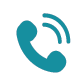 Graphic of a white telephone.